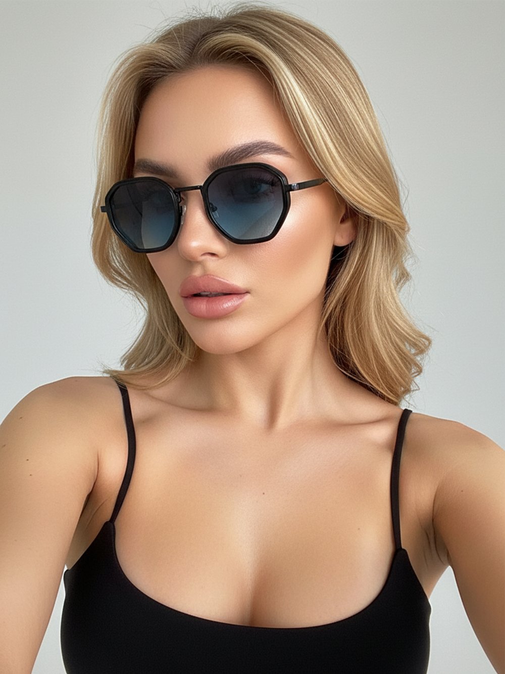 Retro Polygon Sunglasses