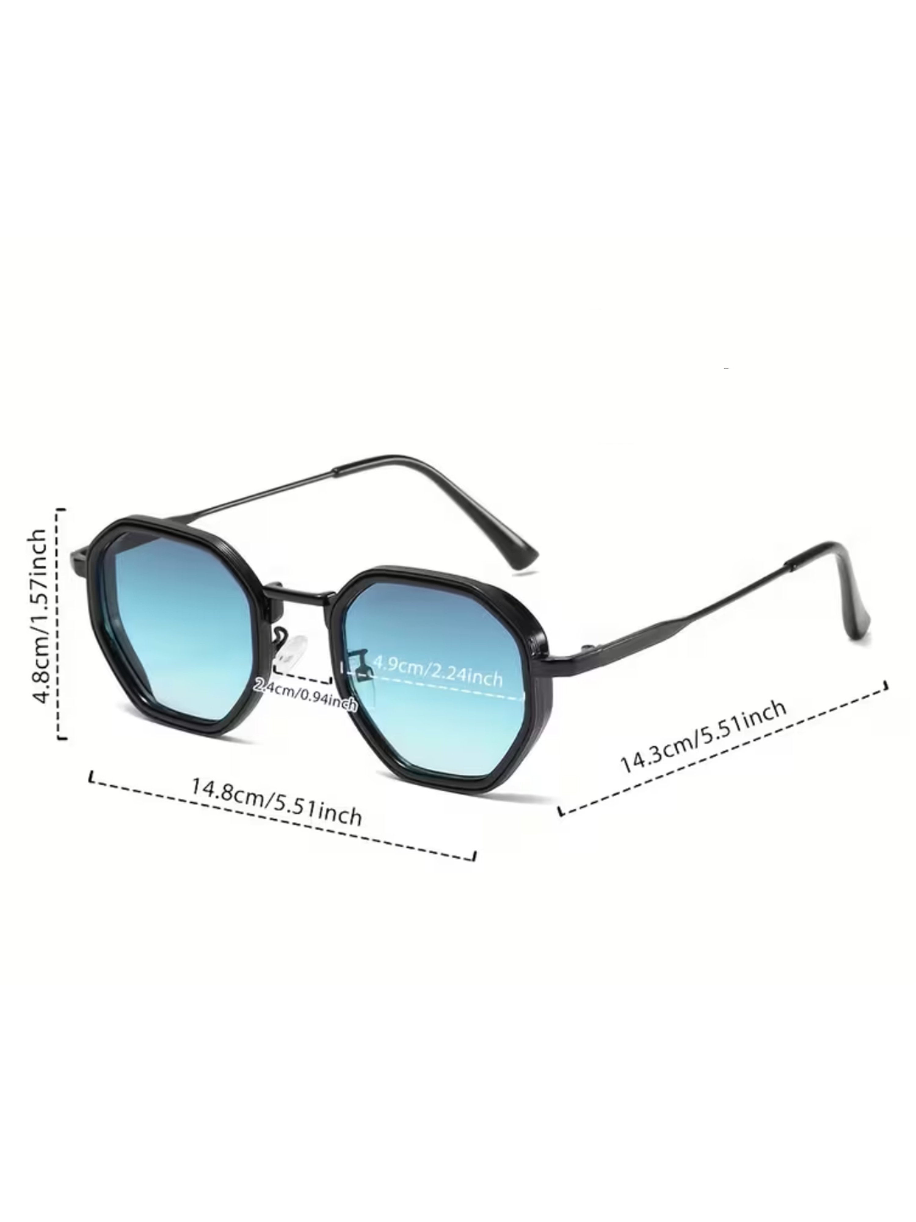 Retro Polygon Sunglasses