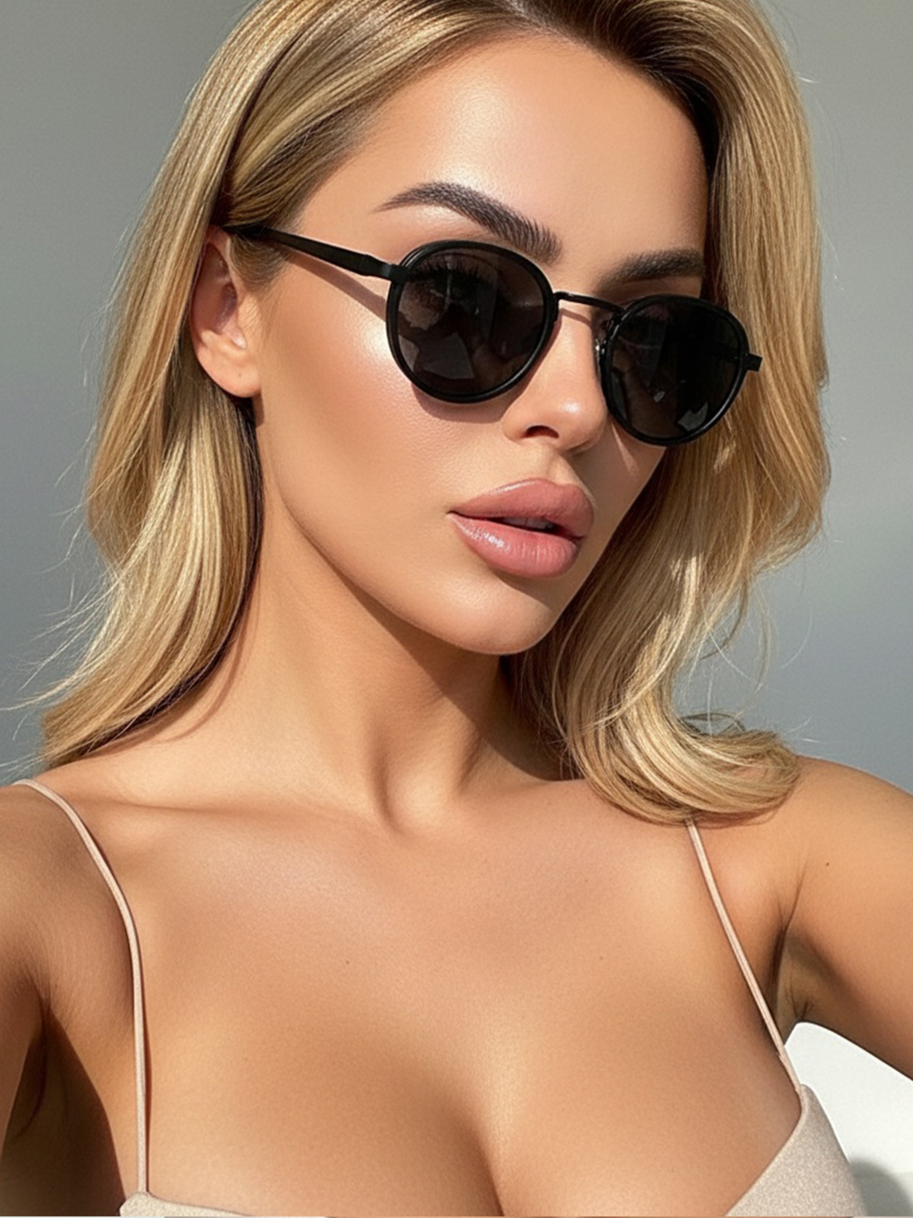 Retro Round Metal Sunglasses