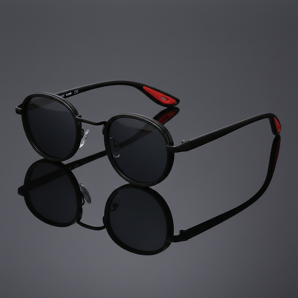 Retro Round Metal Sunglasses