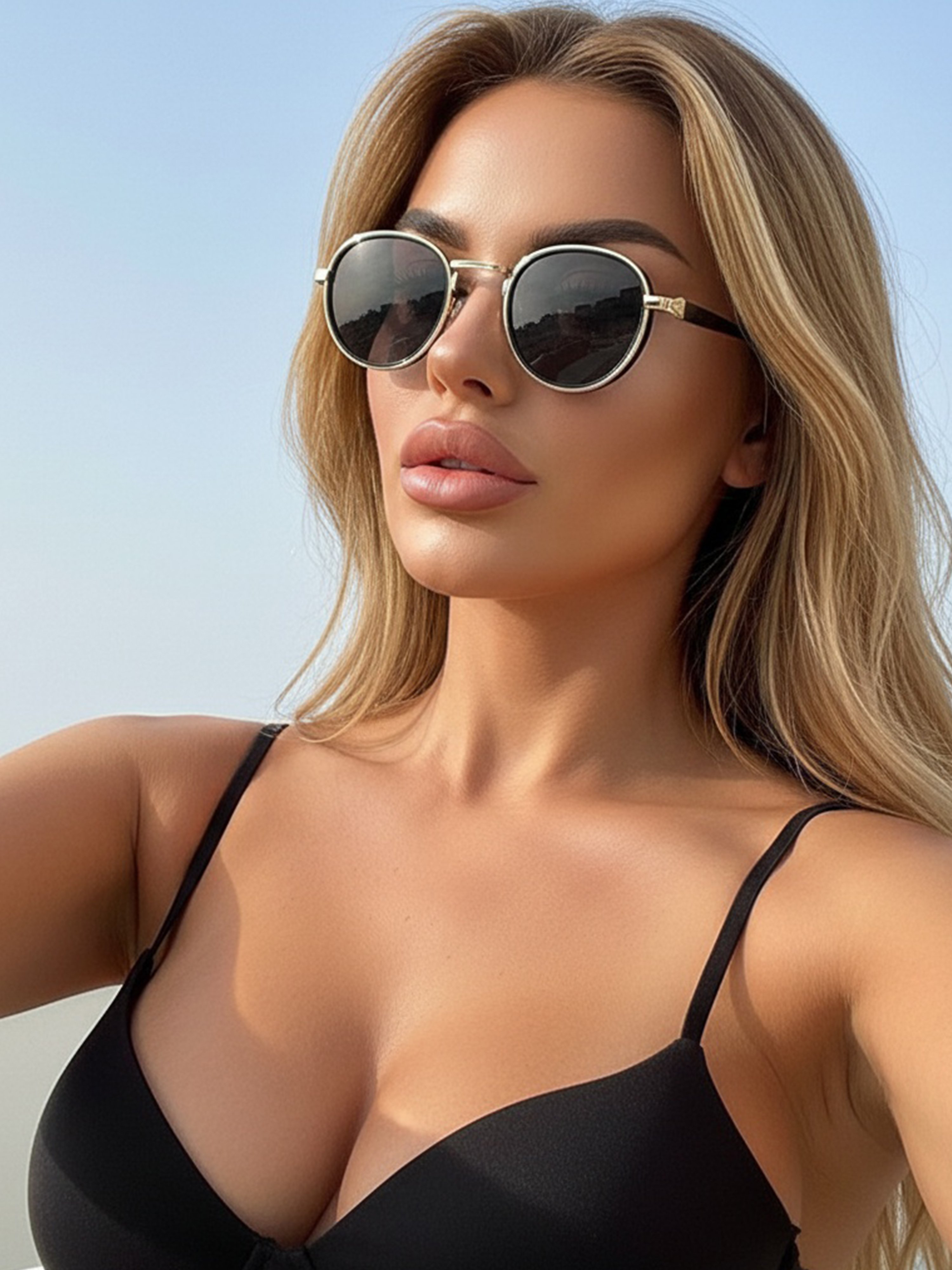 Retro Round Metal Sunglasses