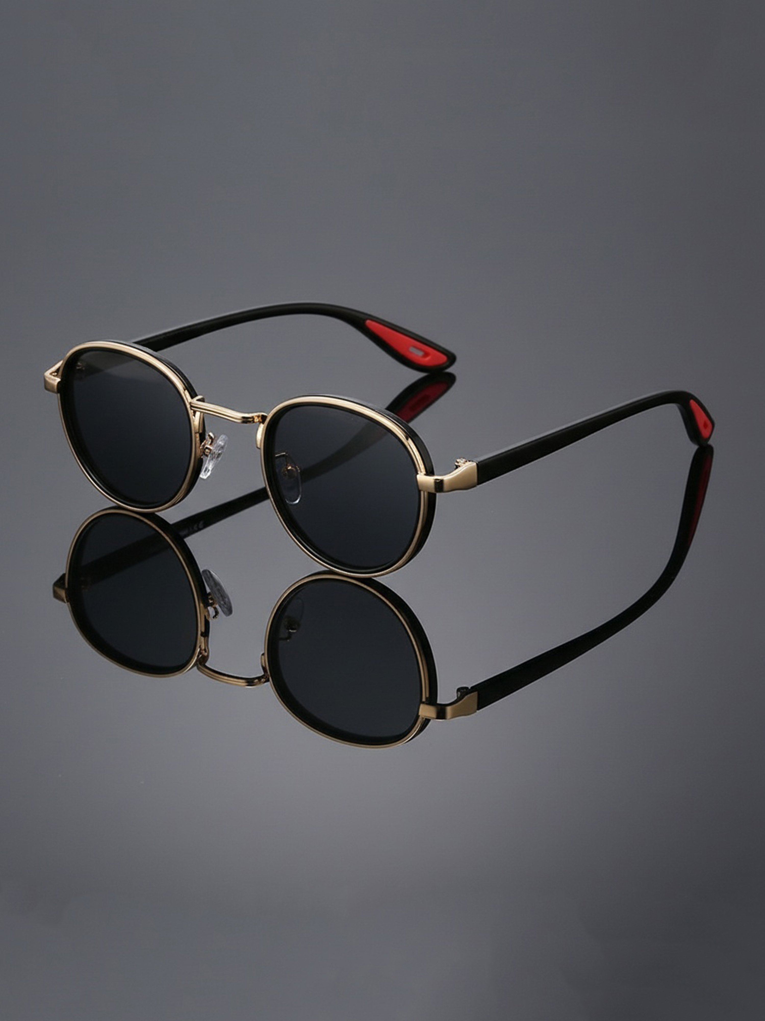 Retro Round Metal Sunglasses