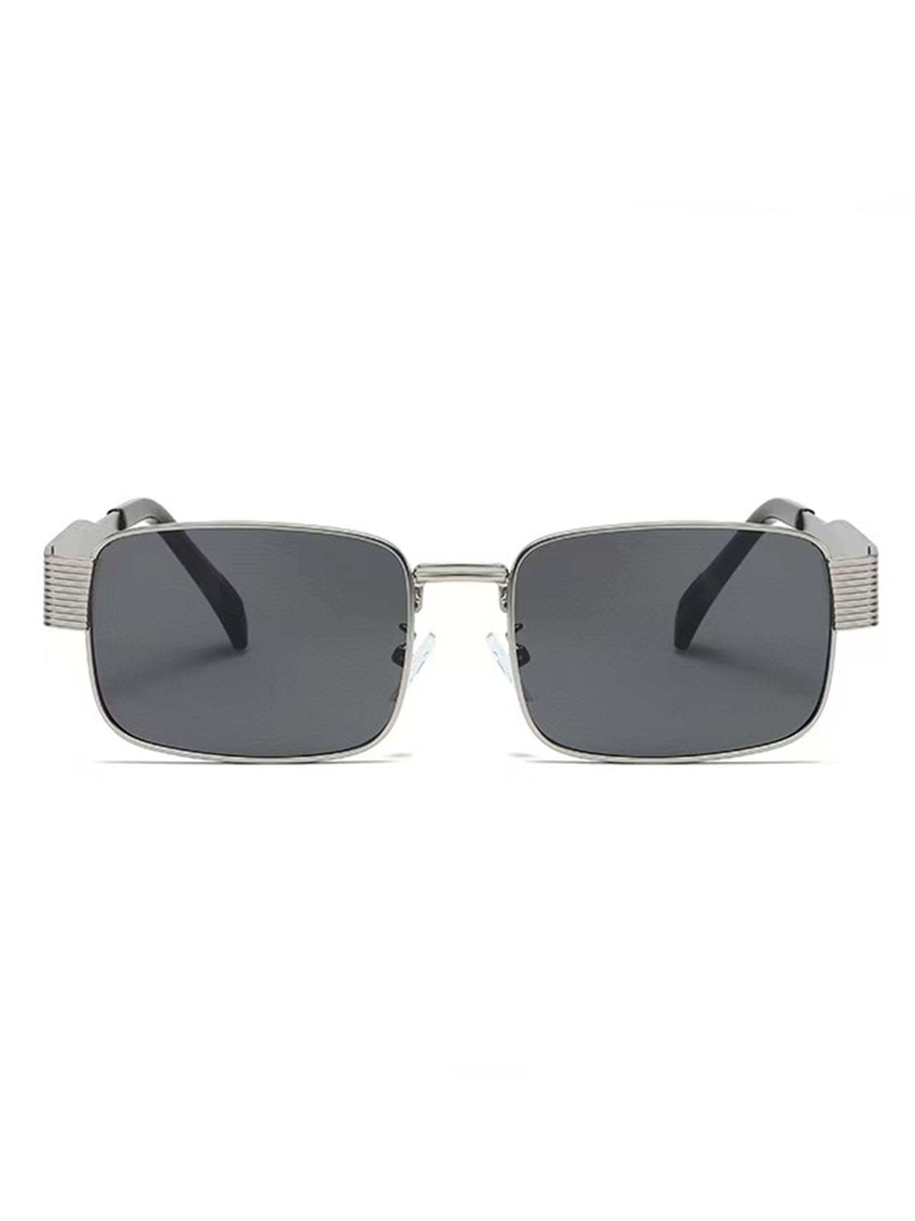 Retro Rectangle Metal Sunglasses