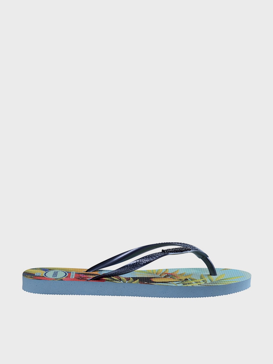Slim Tropical Flip Flops