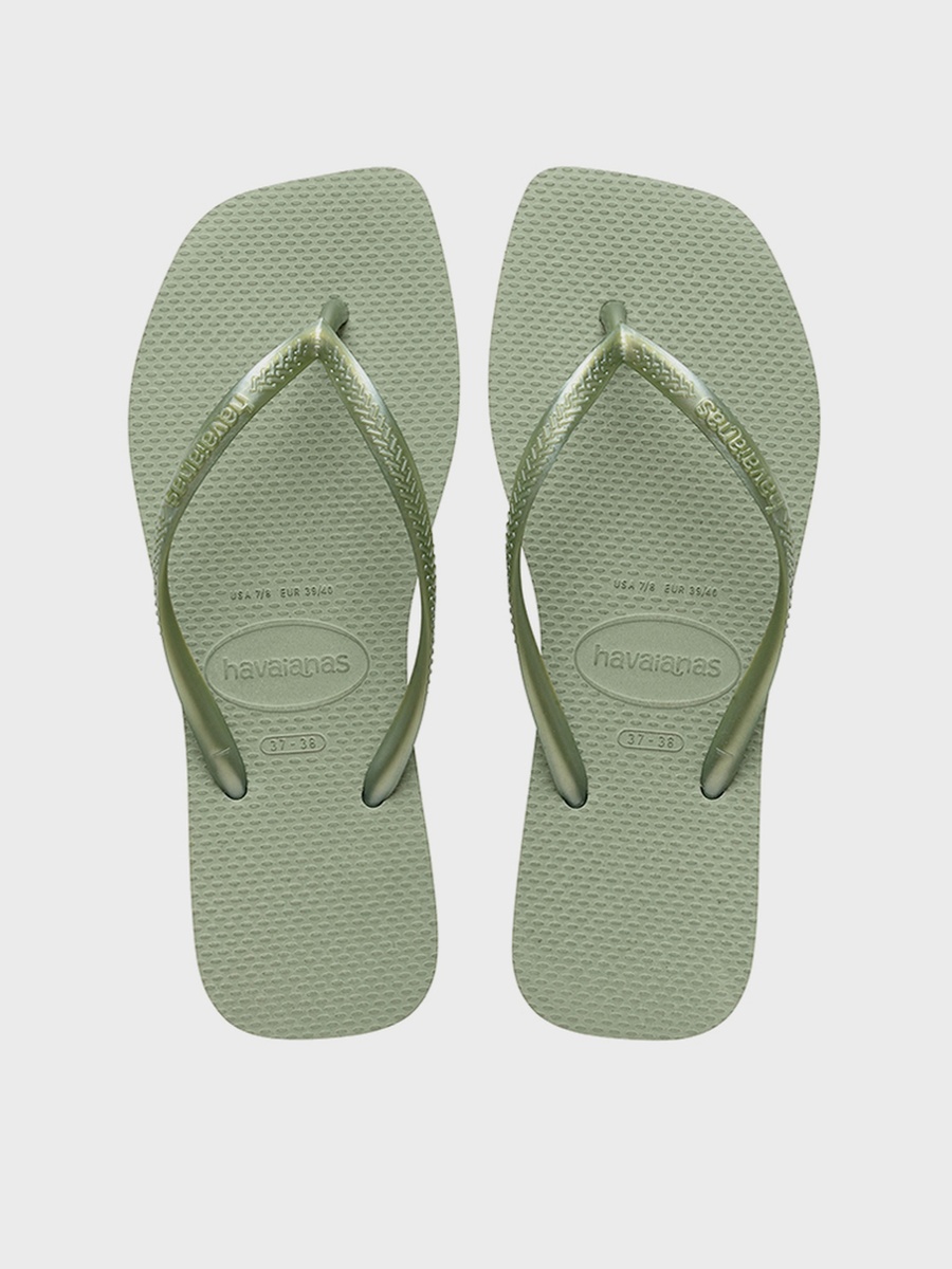 Slim Square Flip Flops