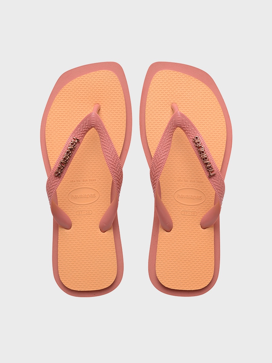 Top Square Fusion Flip Flops