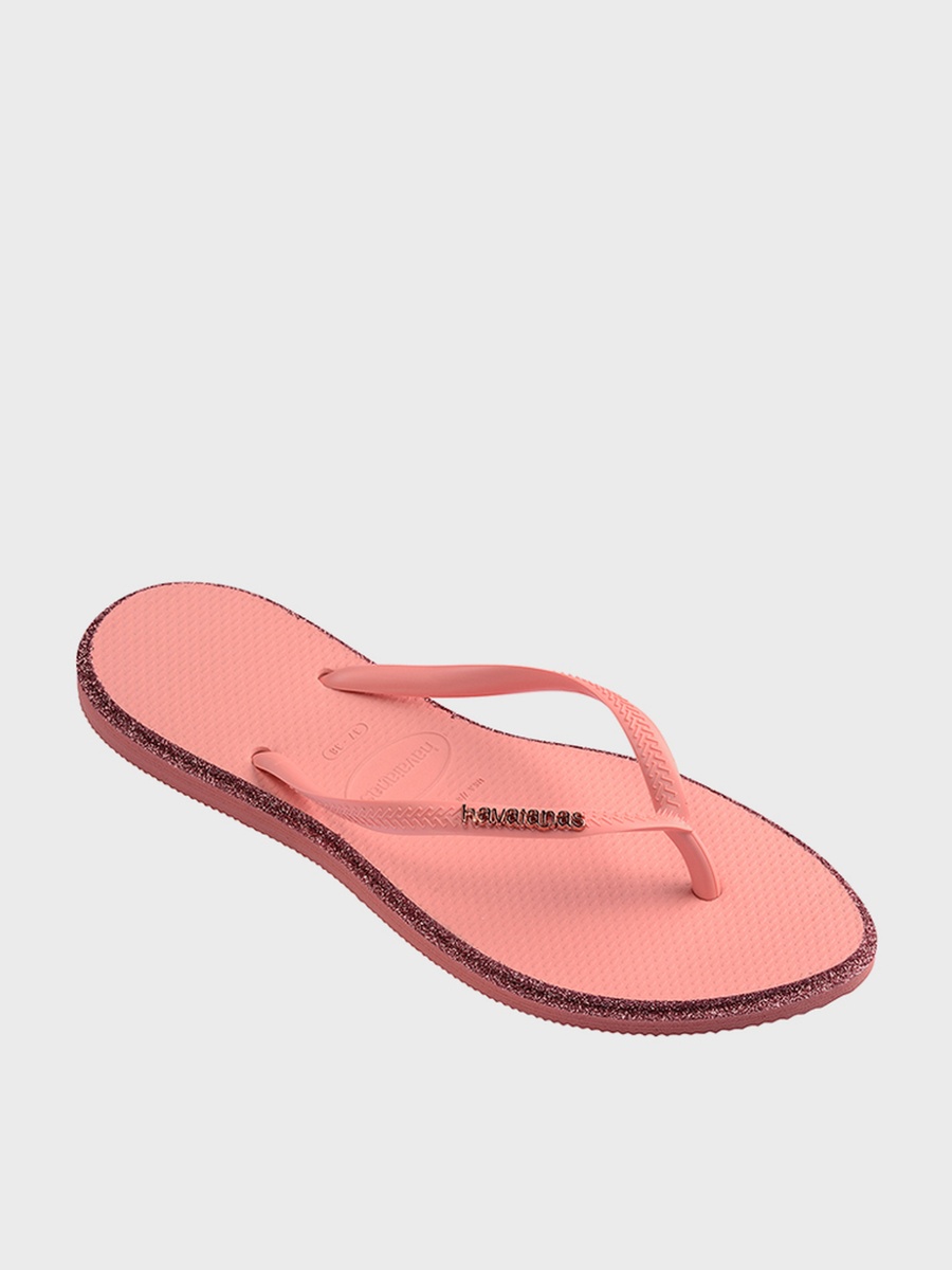 Slim Point Glitter Flip Flops