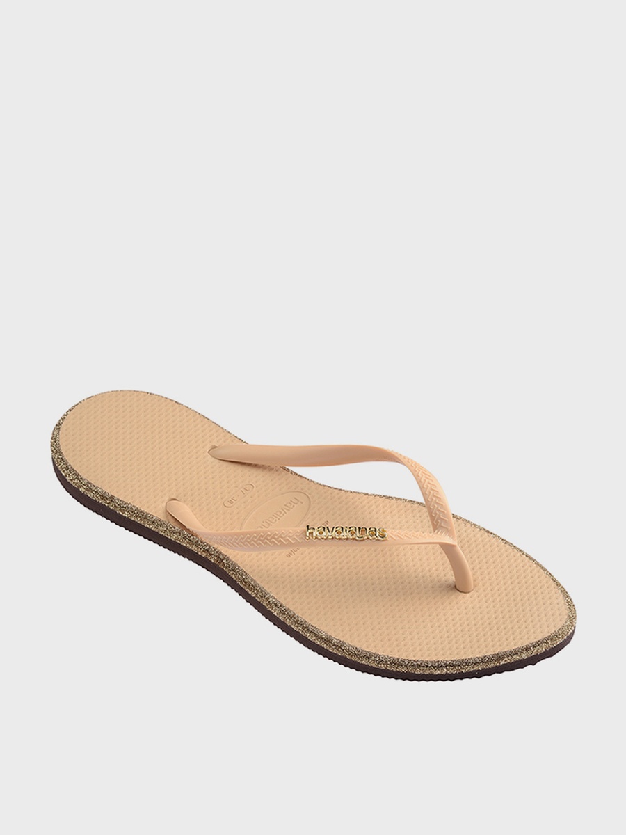 Slim Point Glitter Flip Flops