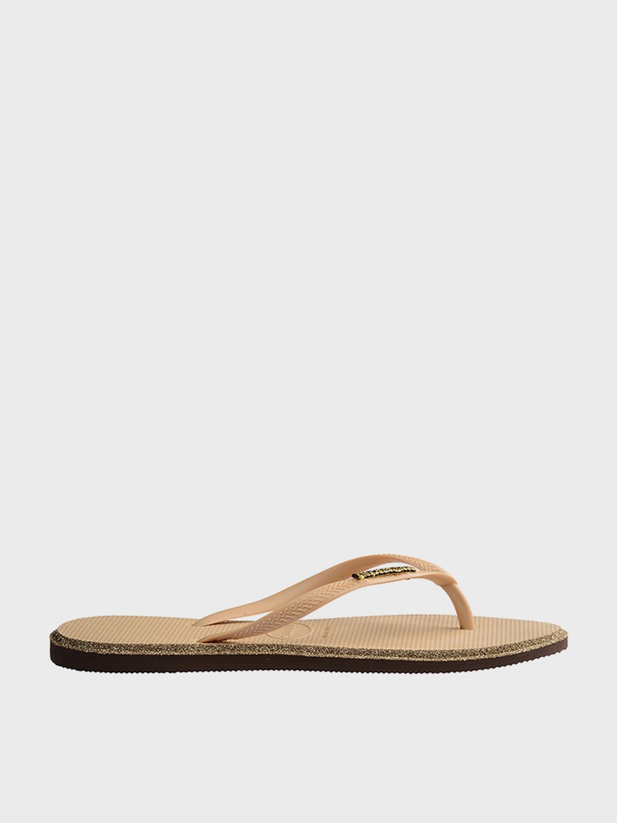 Slim Point Glitter Flip Flops