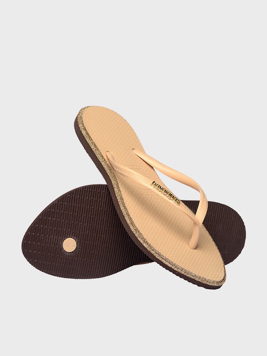 Slim Point Glitter Flip Flops