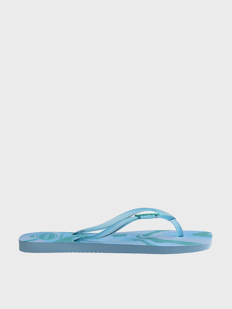 Slim Square Jelly Flip Flops