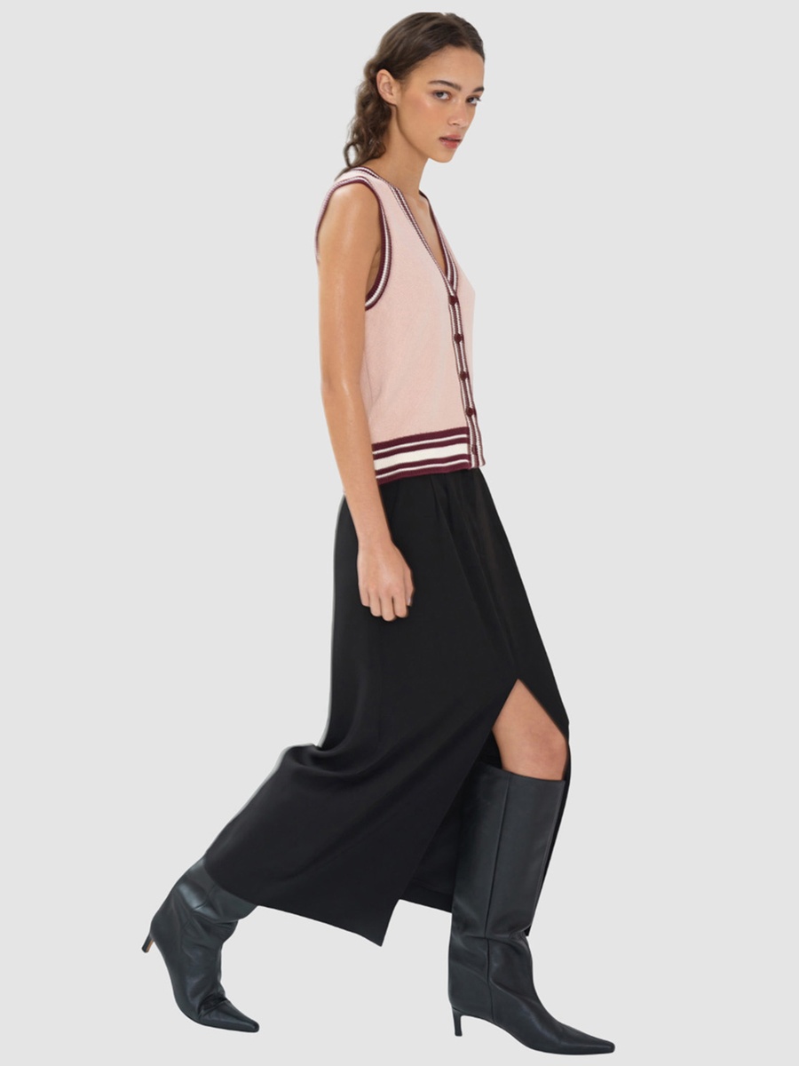 Junie Knit Button Through Vest