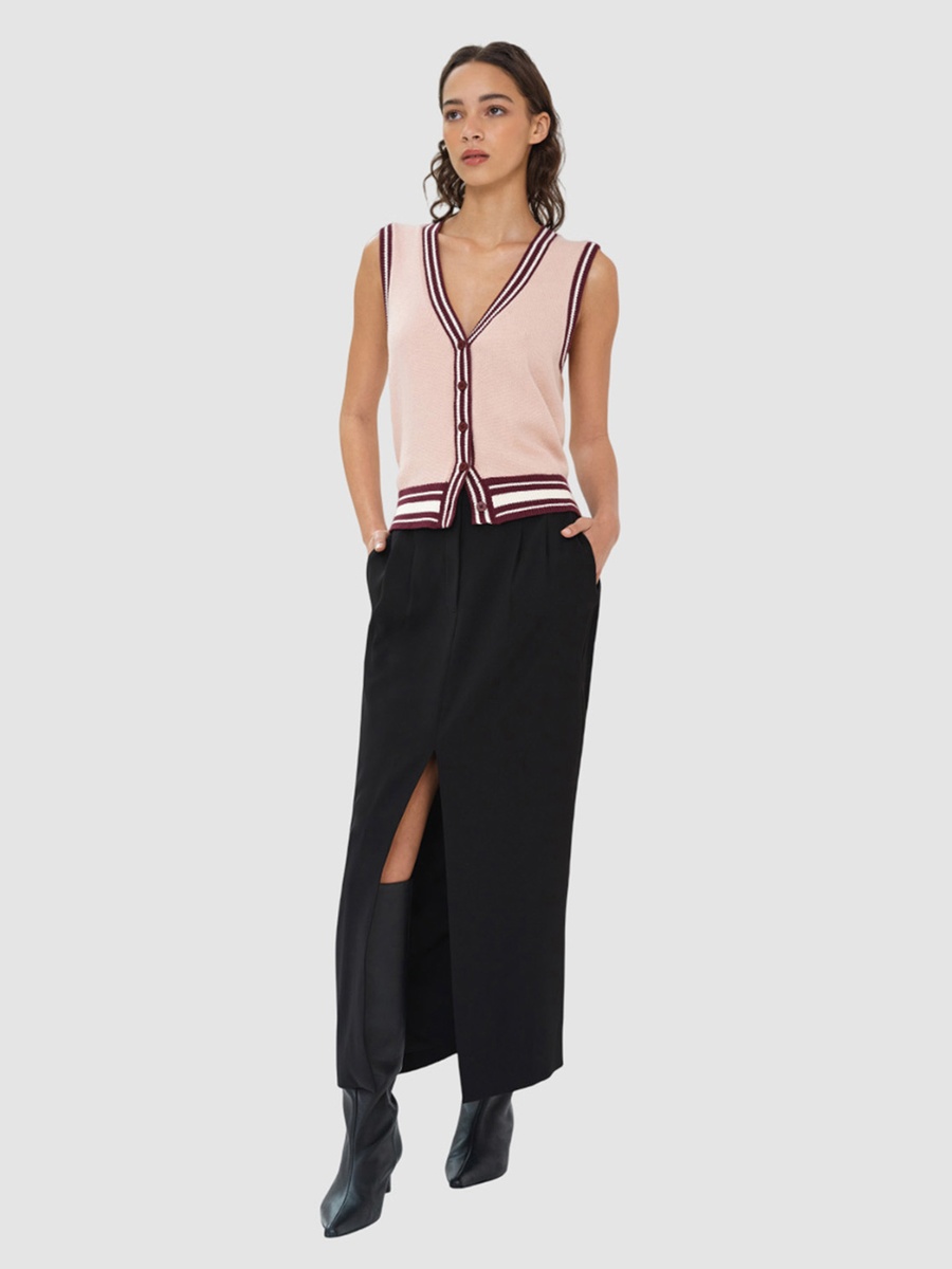 Junie Knit Button Through Vest