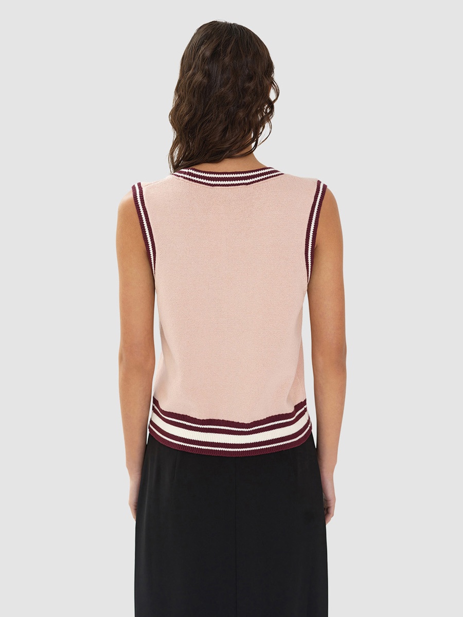 Junie Knit Button Through Vest