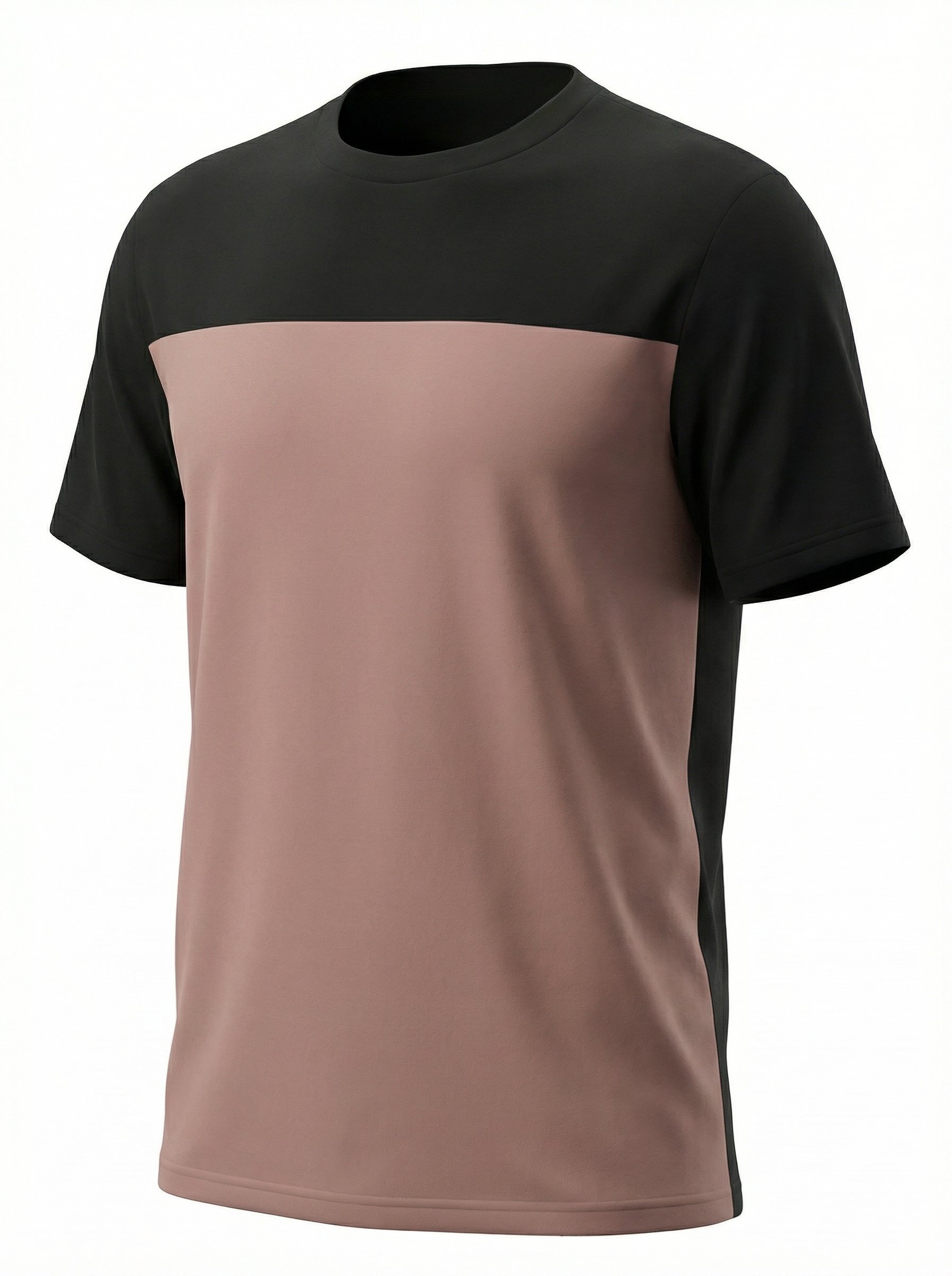 Men Color Block Regular Fit T-Shirt