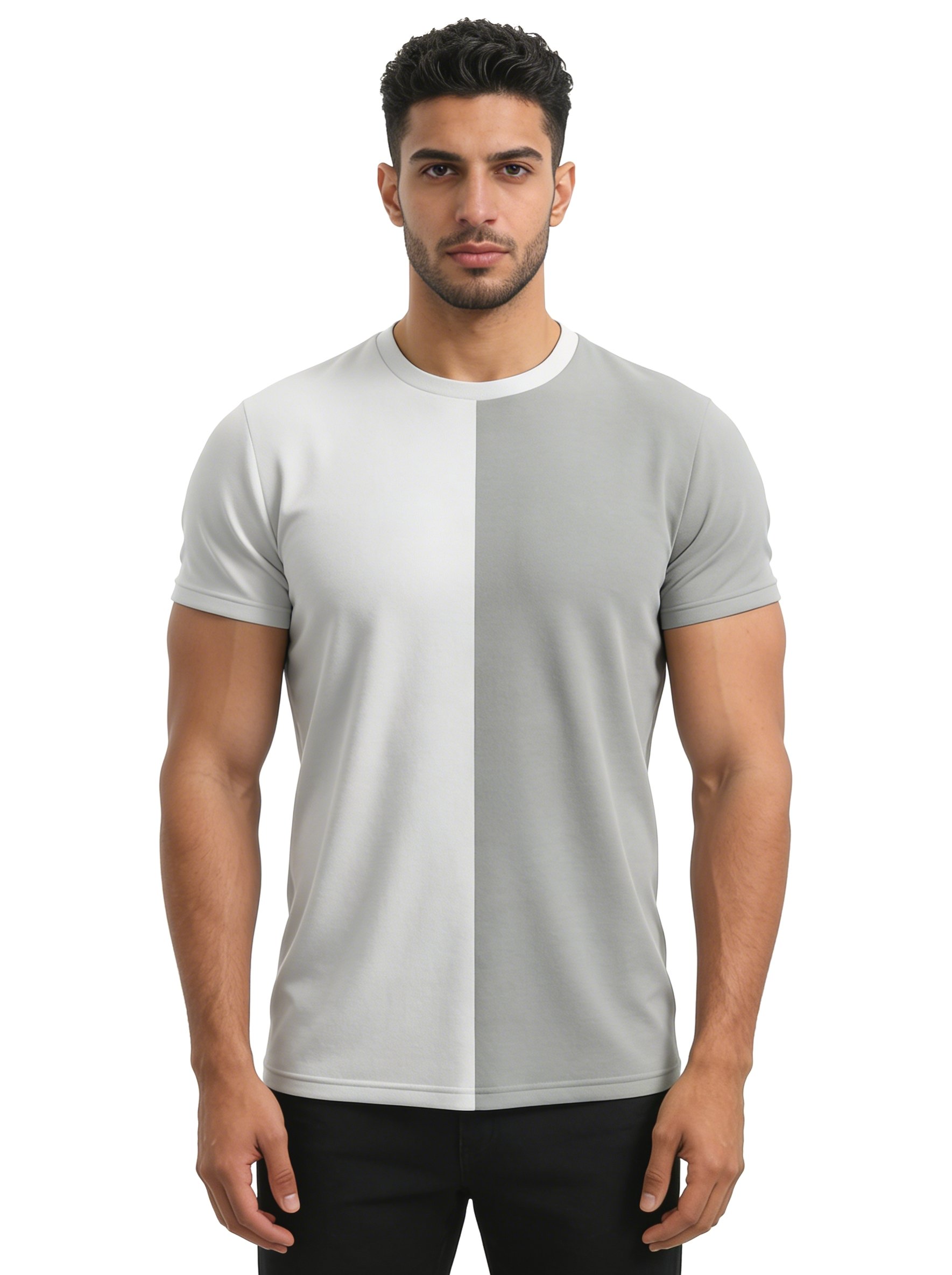 Men Color Block Regular Fit T-Shirt