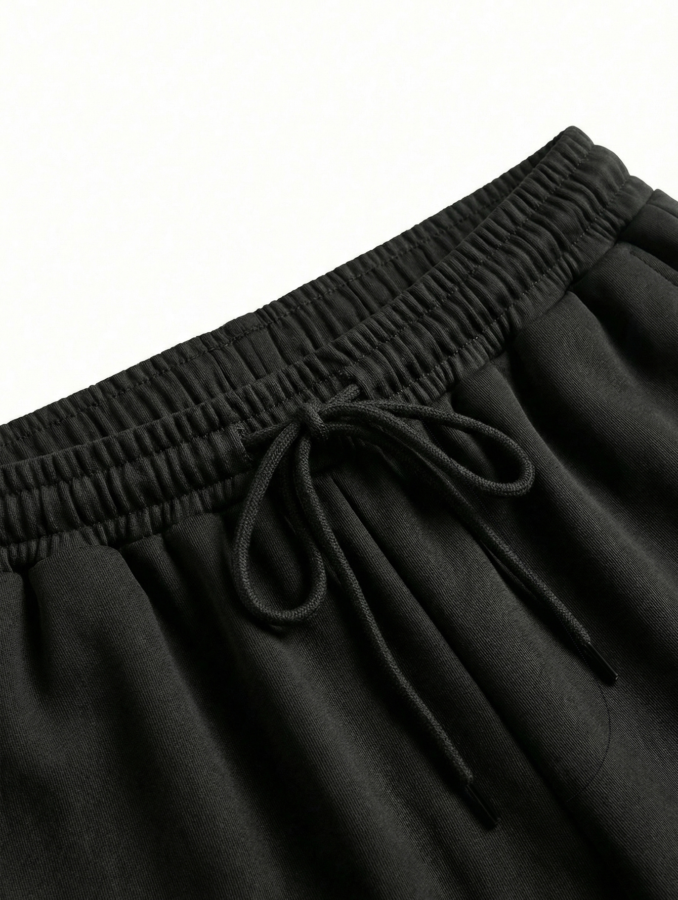 Men Black Wide Leg Trousers