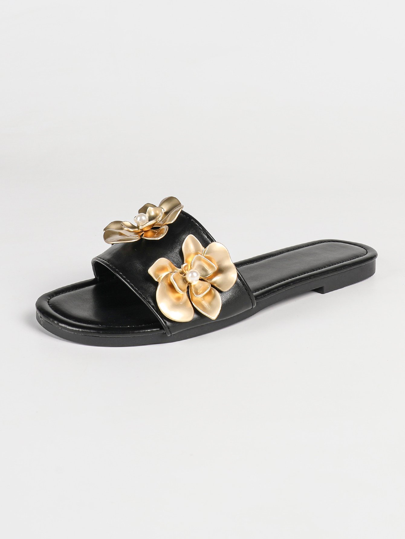 Floral Flat Sandals