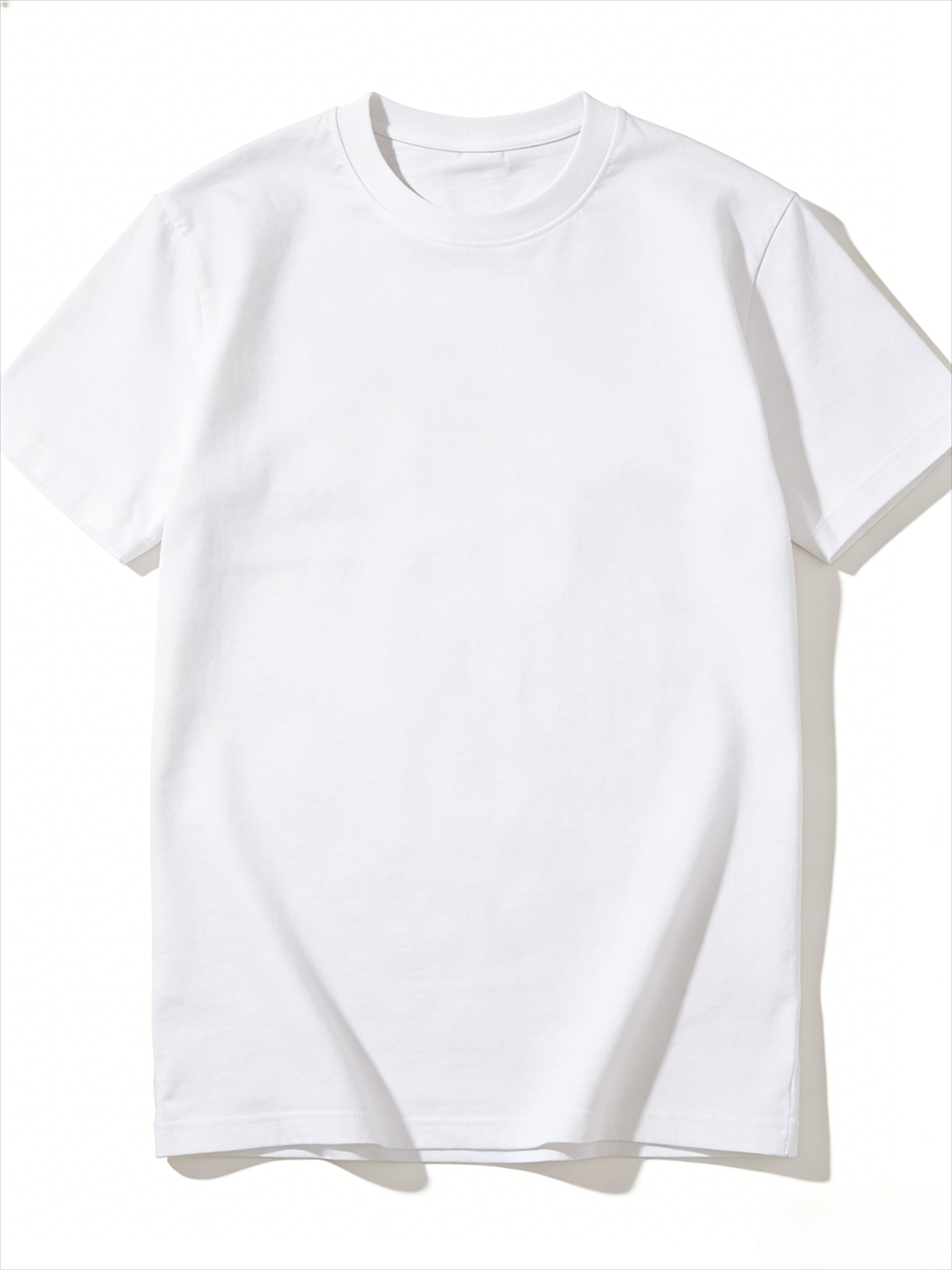 Men White Printed Short Sleeve T-Shirt