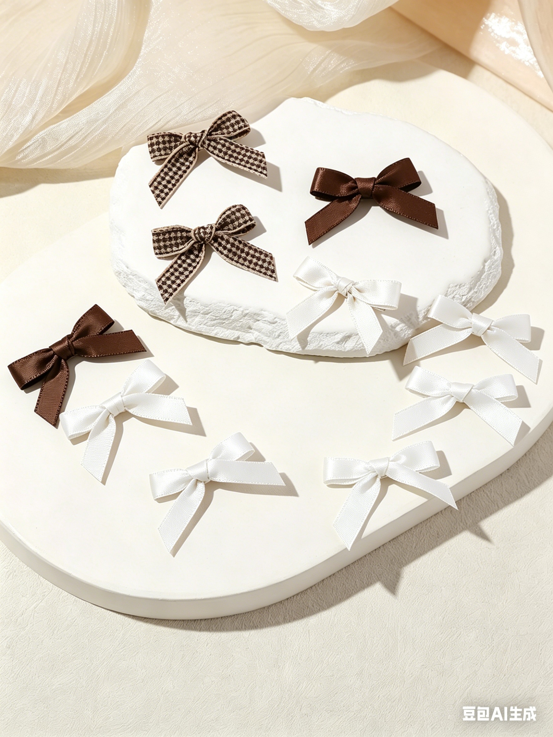 Pack of 12 - Bow Hair Clips