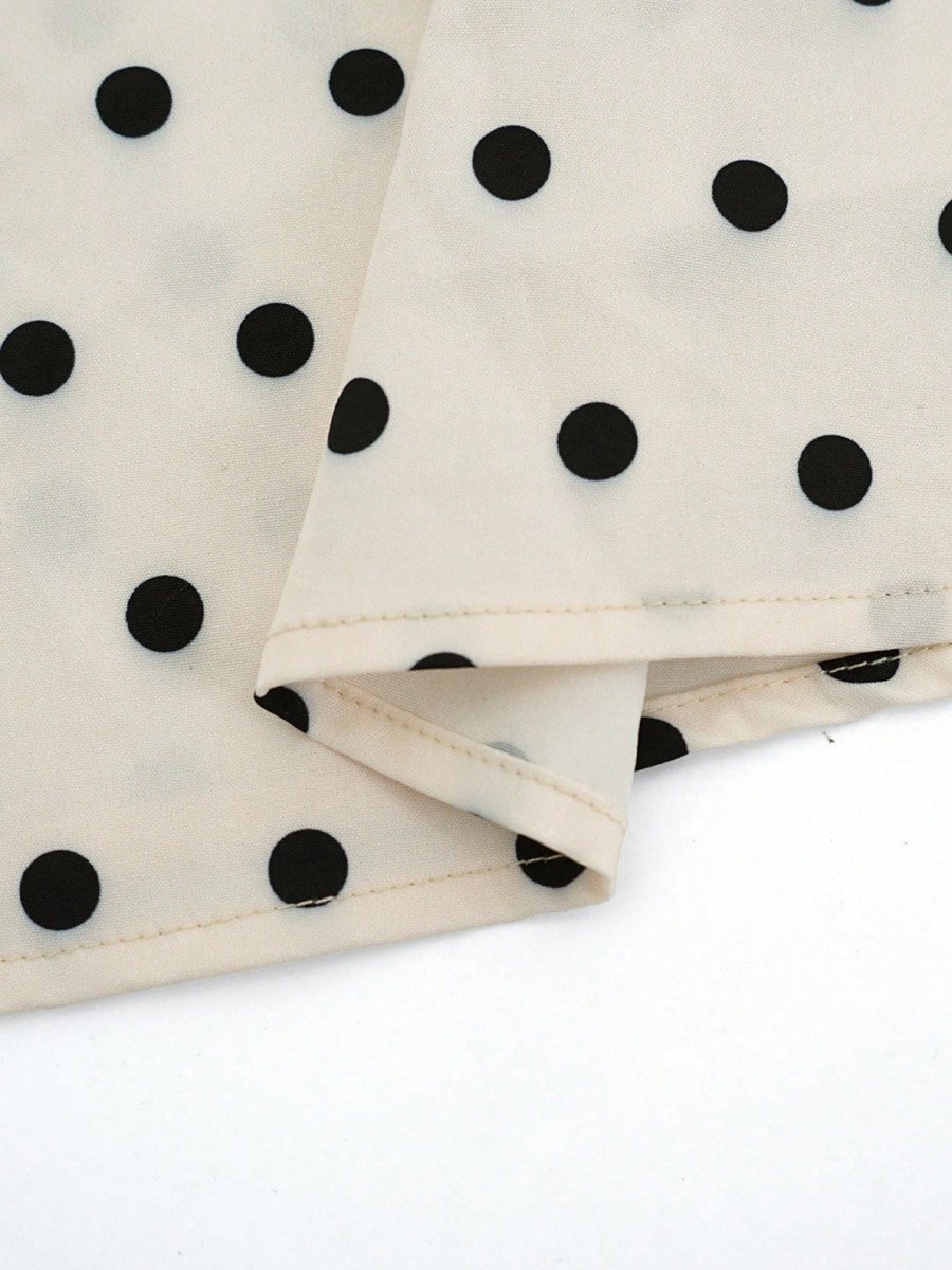 Beige Polka Dot Sleeveless Halter Maxi Dress