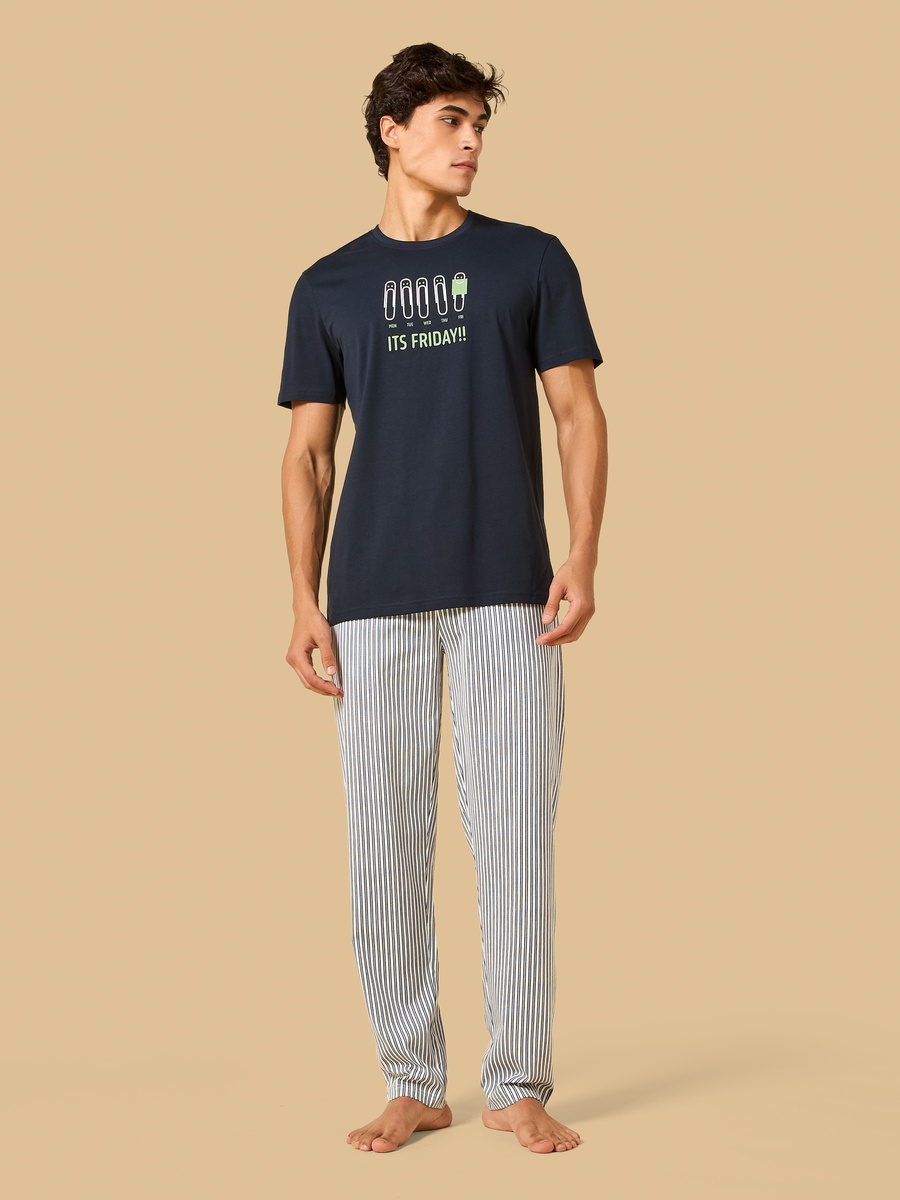Days of the Week Print Pyjama Set