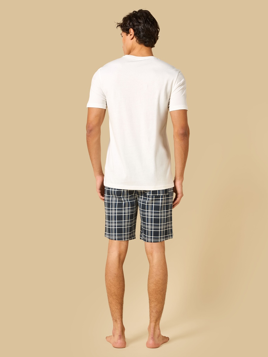 Checked Shorts Set