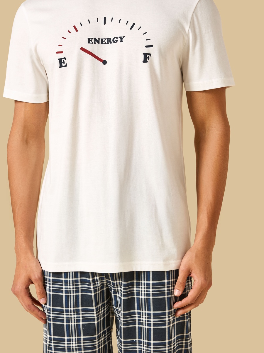 Checked Shorts Set