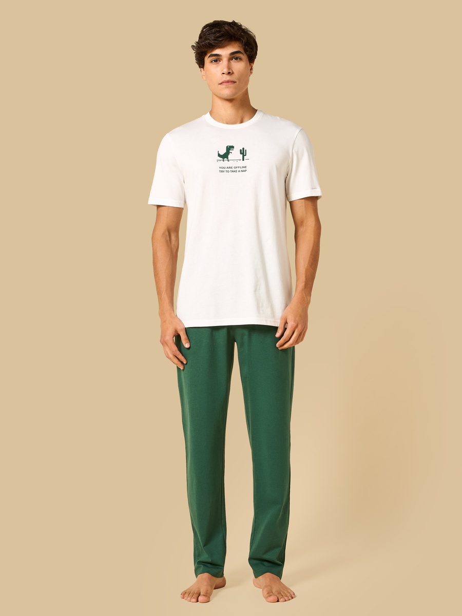 Graphic Print Pyjama Set