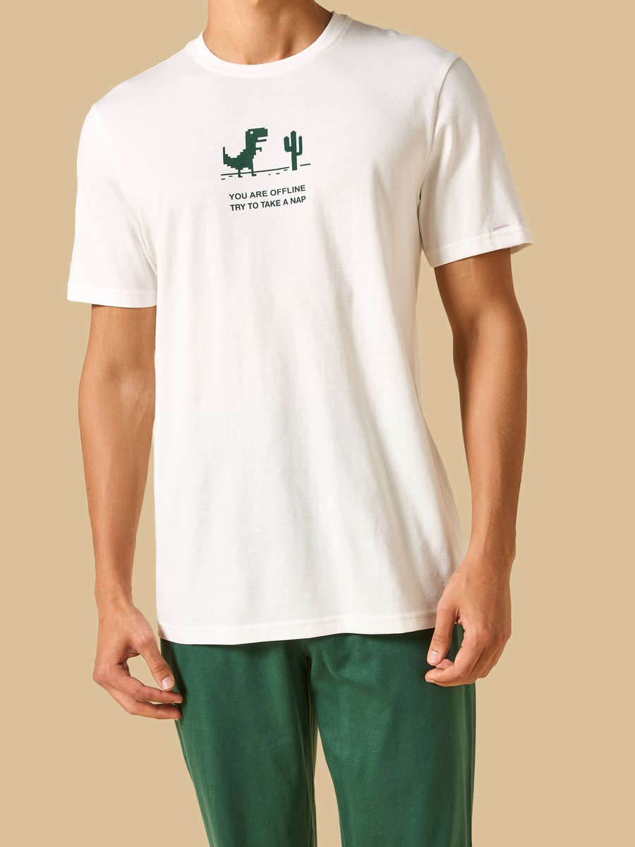 Graphic Print Pyjama Set
