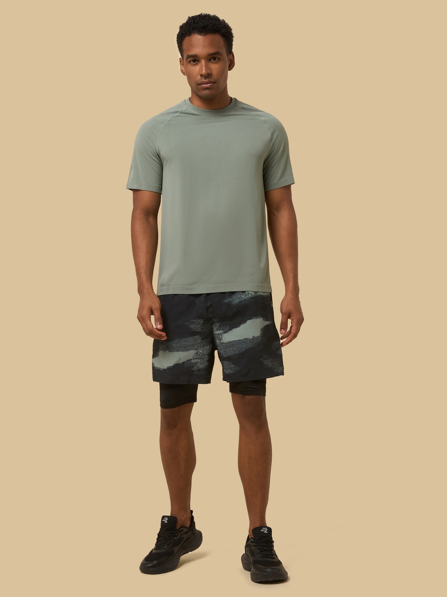 Seamless Raglan Sleeves T-Shirt