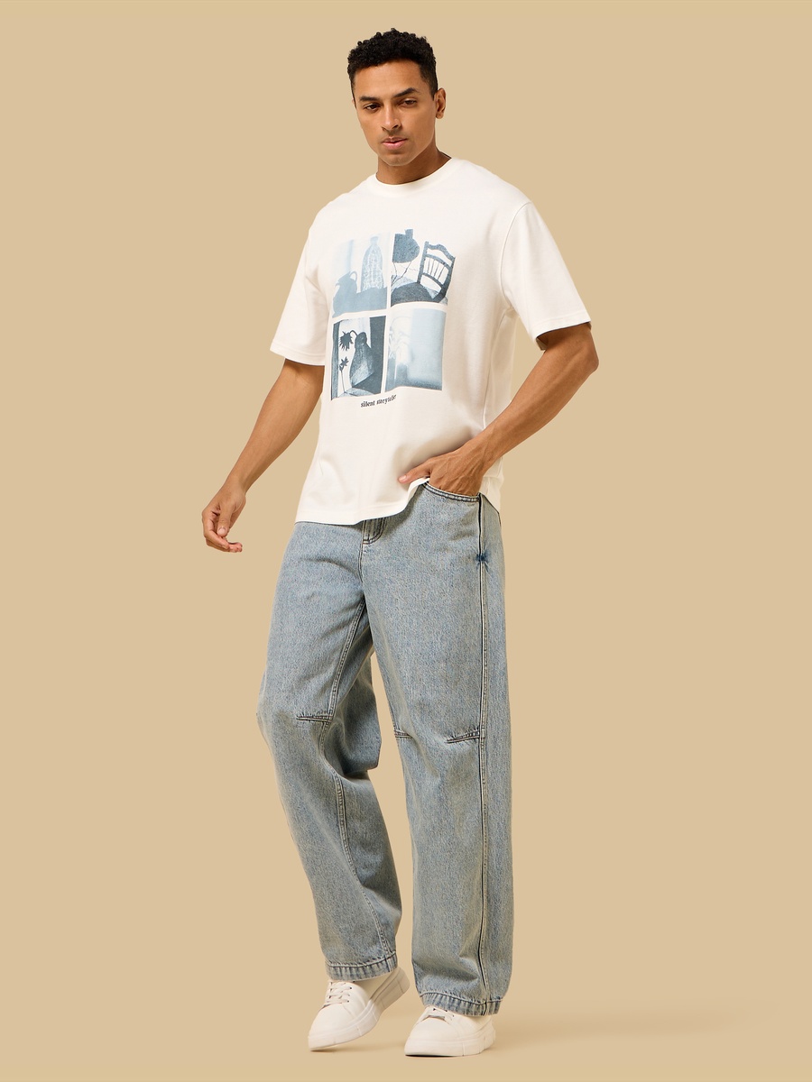 Graphic Print Interlock T-Shirt