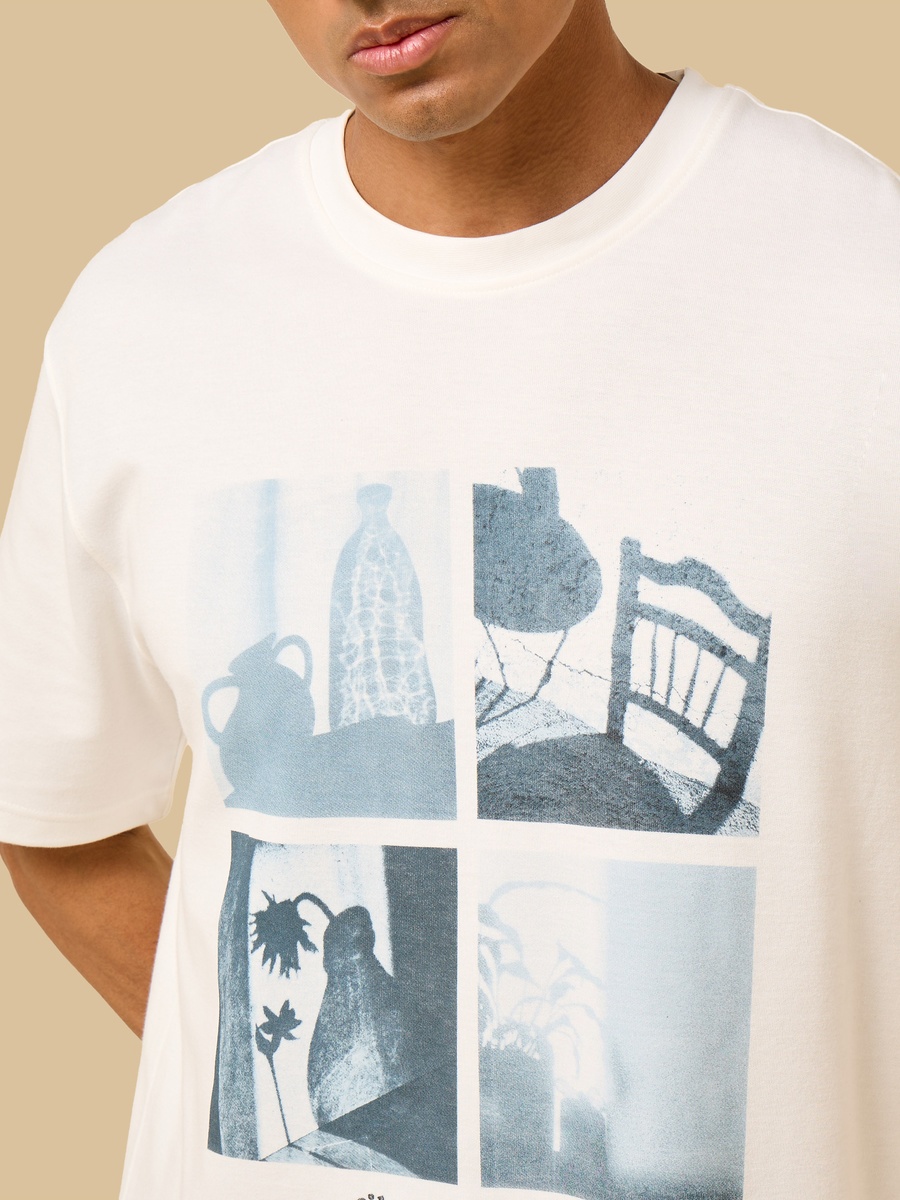 Graphic Print Interlock T-Shirt