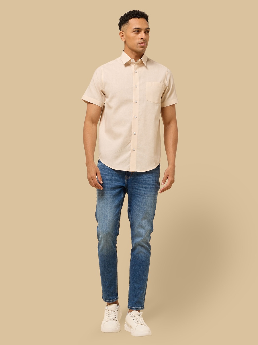 Textured Regular Fit Dobby Shirt