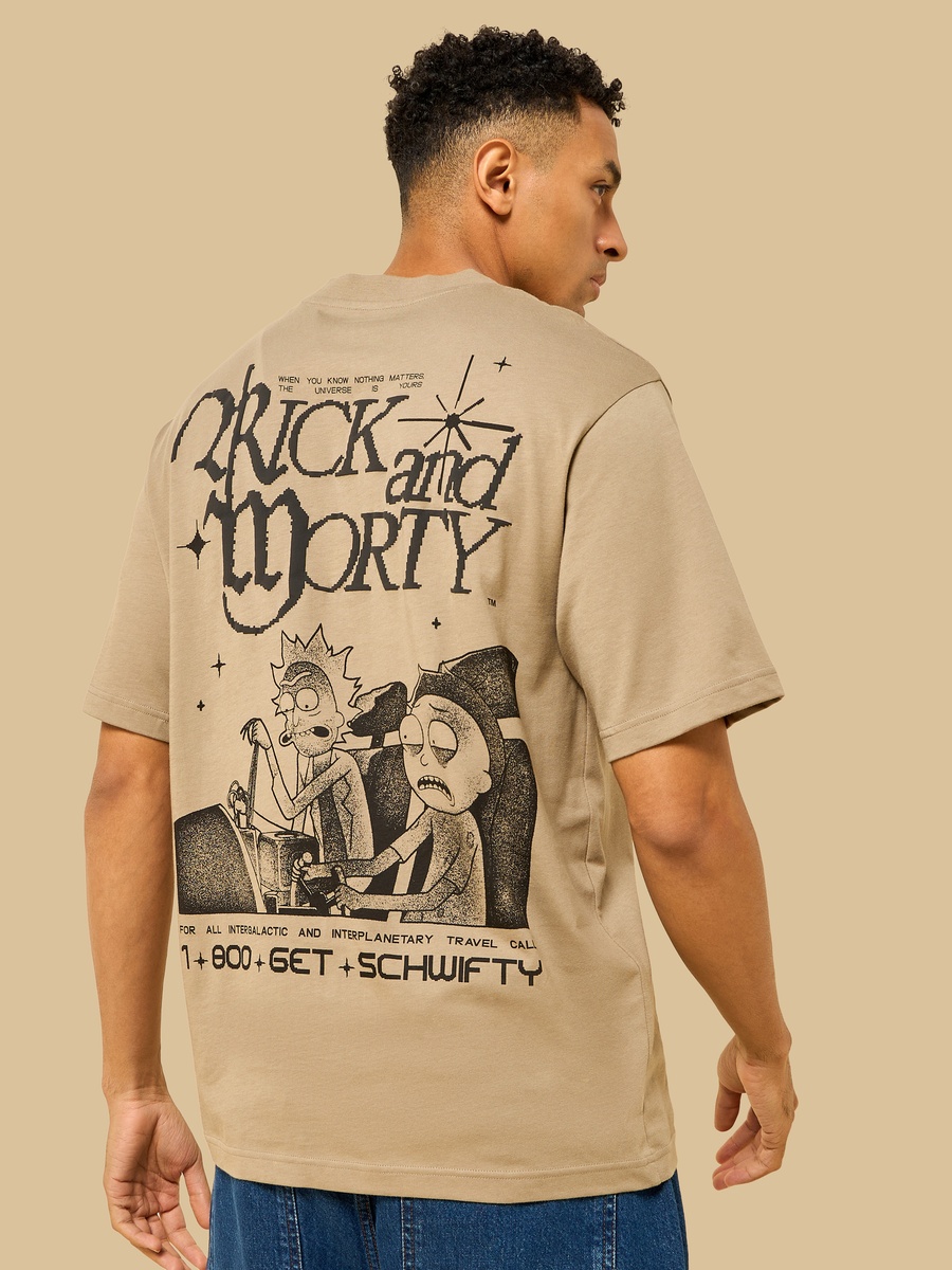 Rick and Morty Print T-Shirt