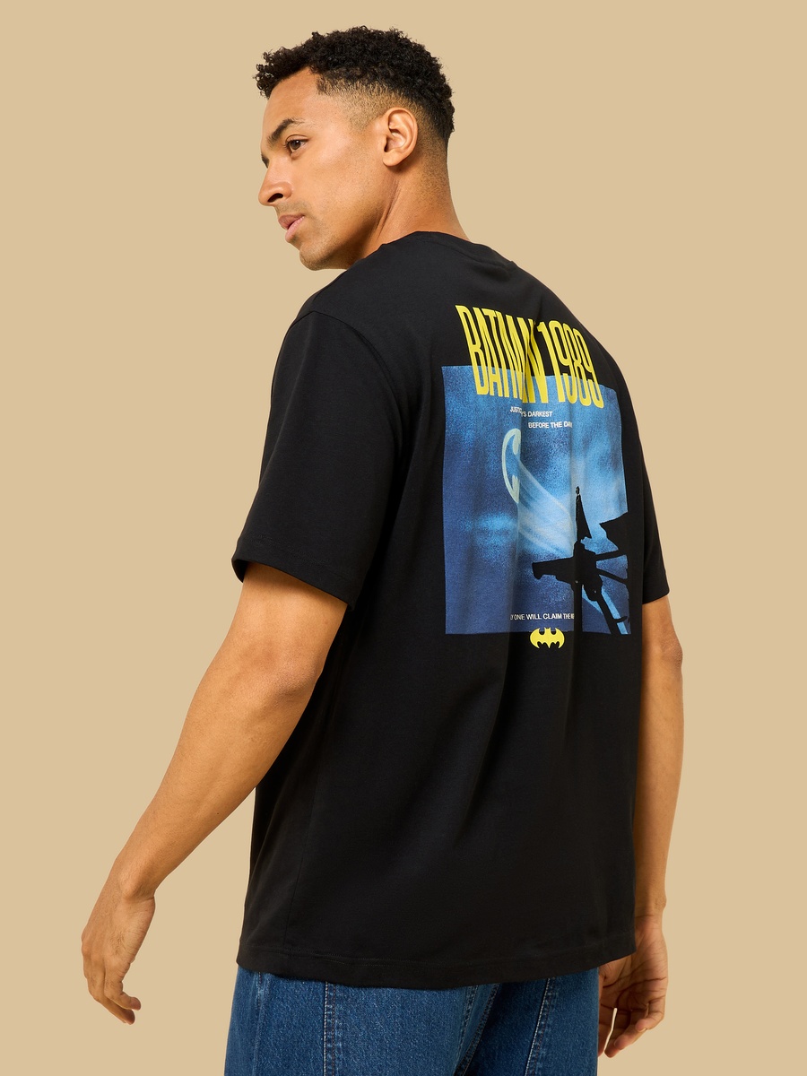 Batman Print Relaxed Fit T-Shirt