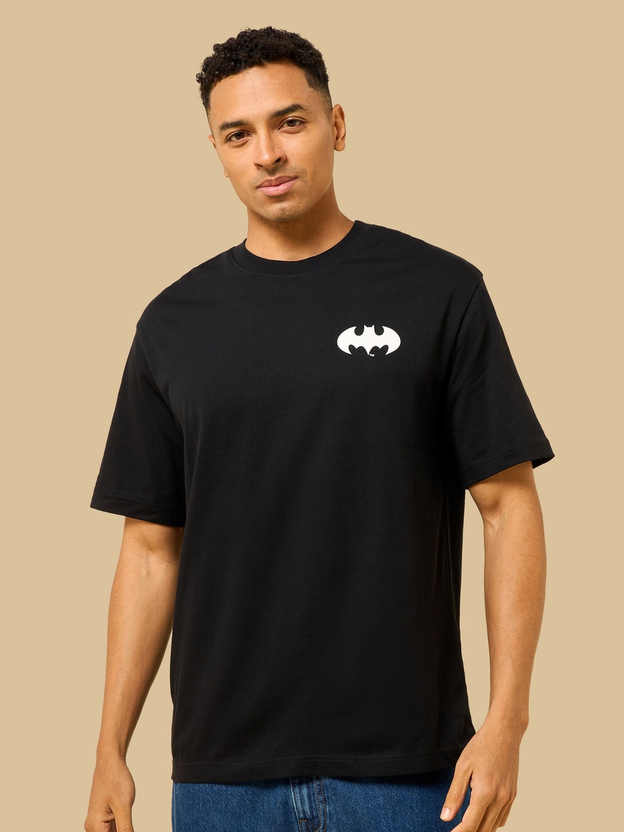 Batman Print Relaxed Fit T-Shirt