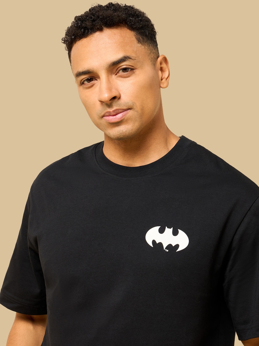 Batman Print Relaxed Fit T-Shirt
