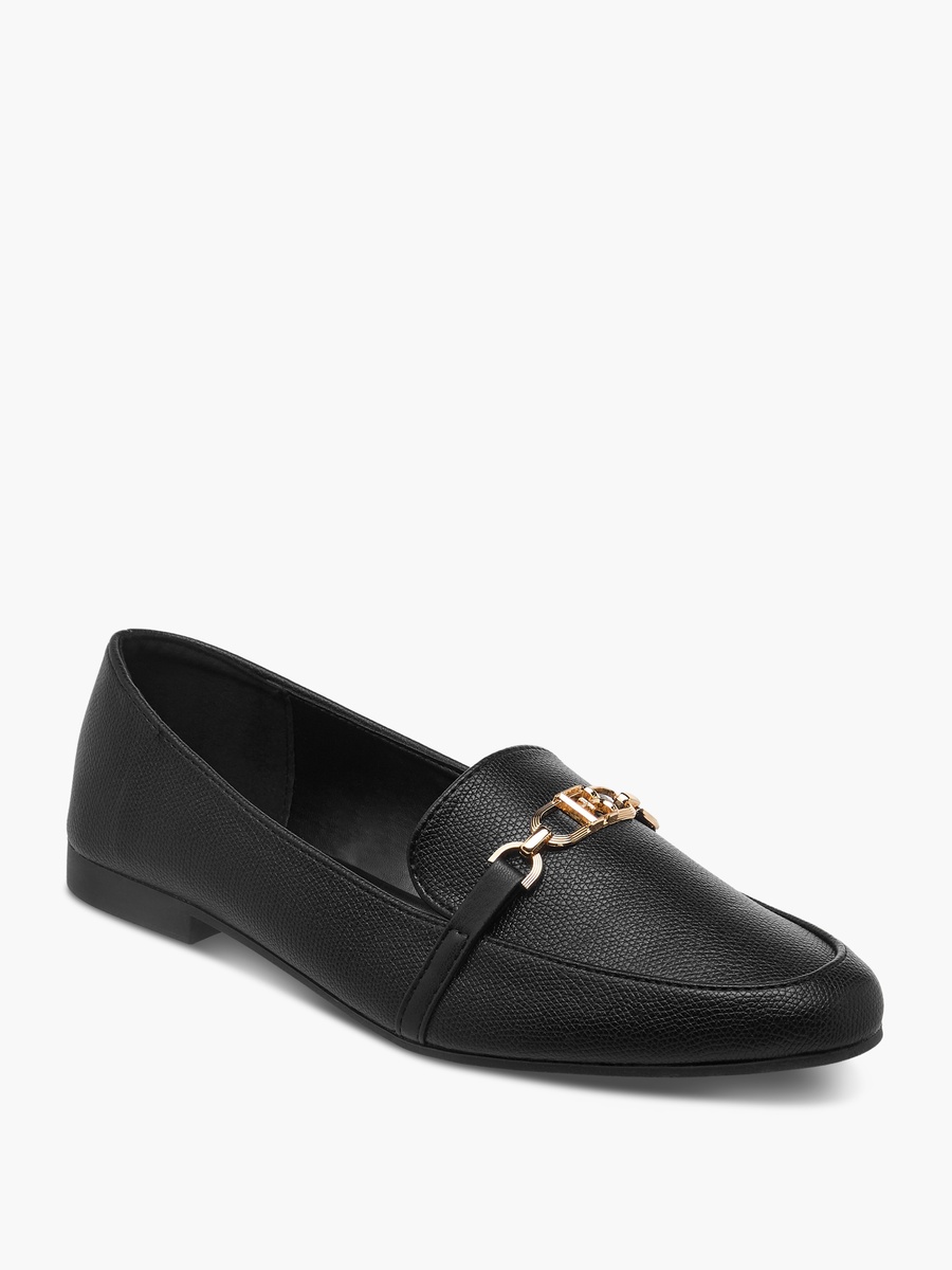 Women Metallic Detail Loafers