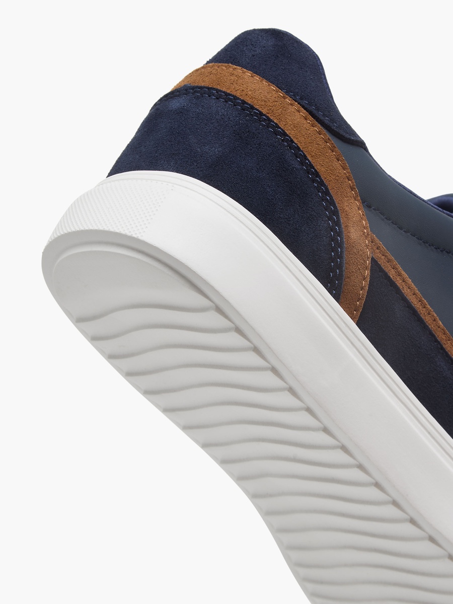 Men Panelled Lace-Up Sneakers
