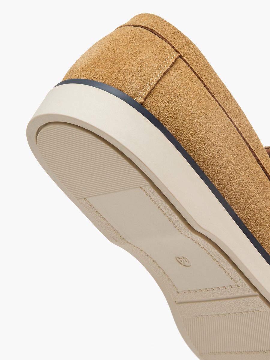 Men Textured Slip-On Loafers