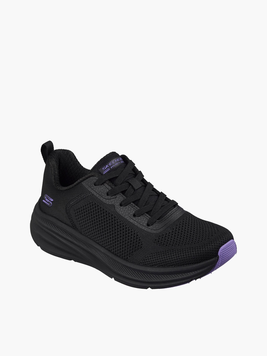 Women BOBS SKILLZ Lace-Up Sports Shoes - 117755-BBK-CP