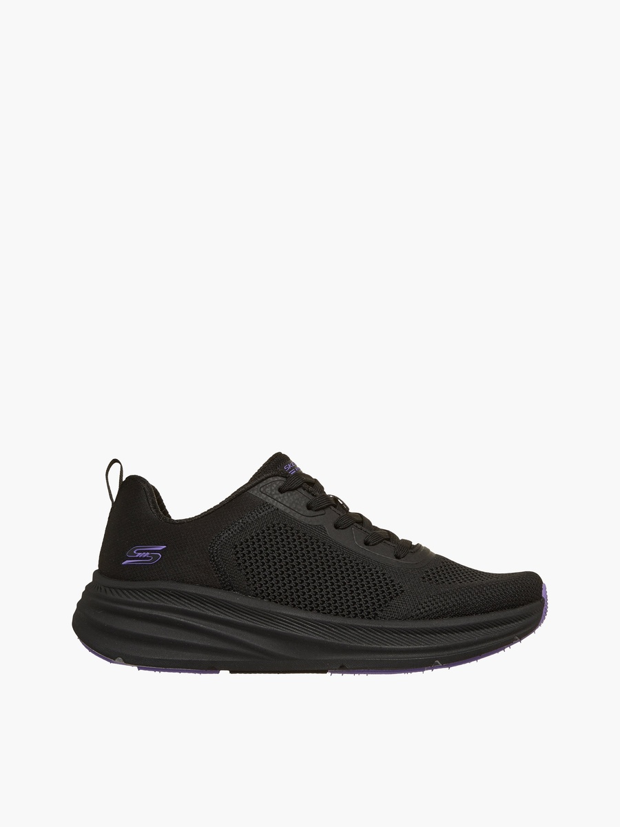 Women BOBS SKILLZ Lace-Up Sports Shoes - 117755-BBK-CP