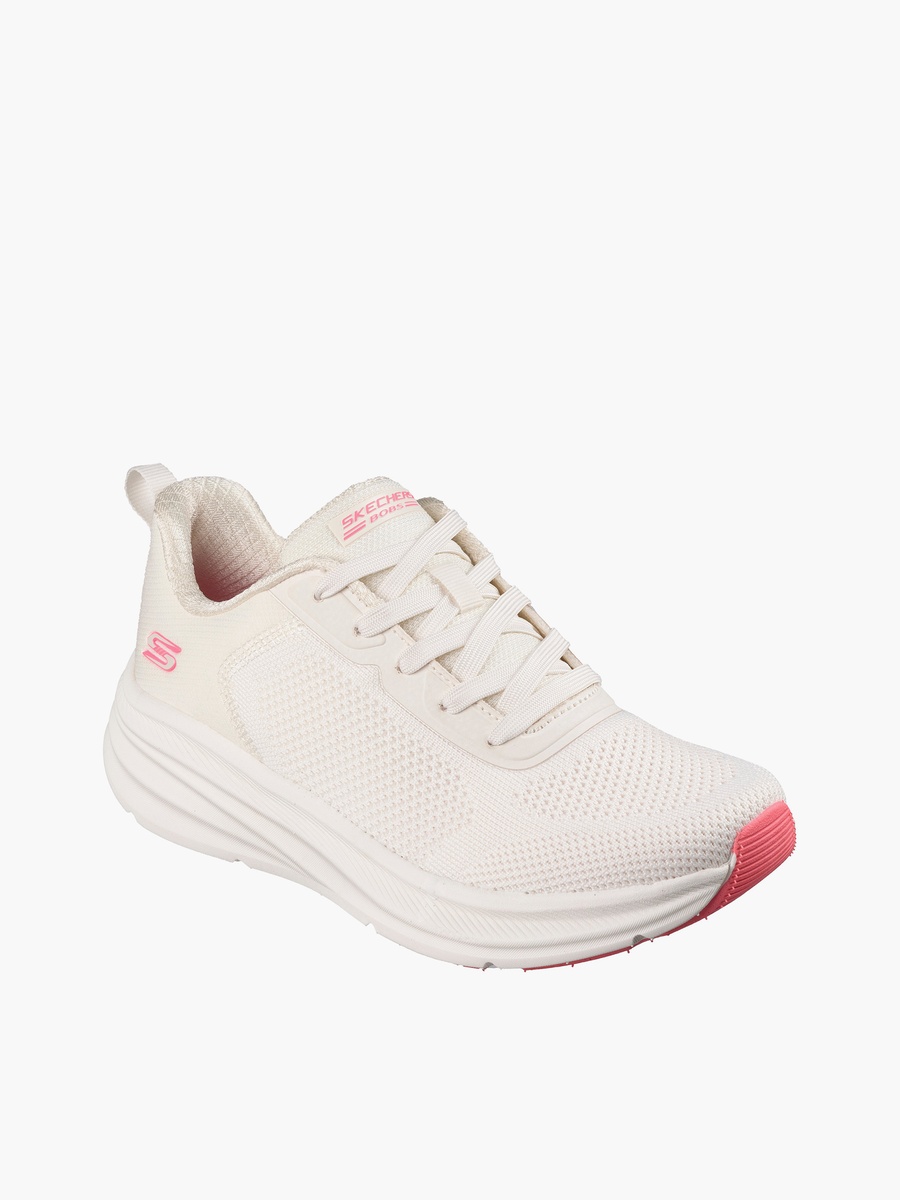 Women BOBS SKILLZ Lace-Up Sports Shoes - 117755-NAT-CP