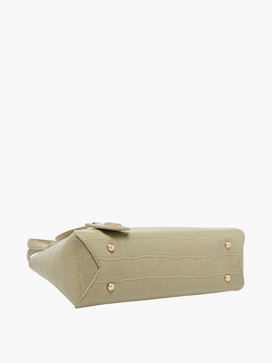 Textured Tote with Detachable Strap