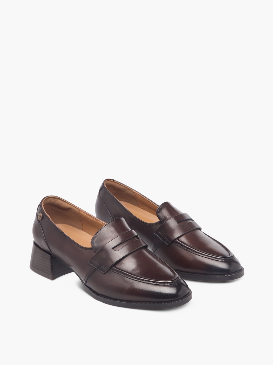 Women Block Heel Loafers
