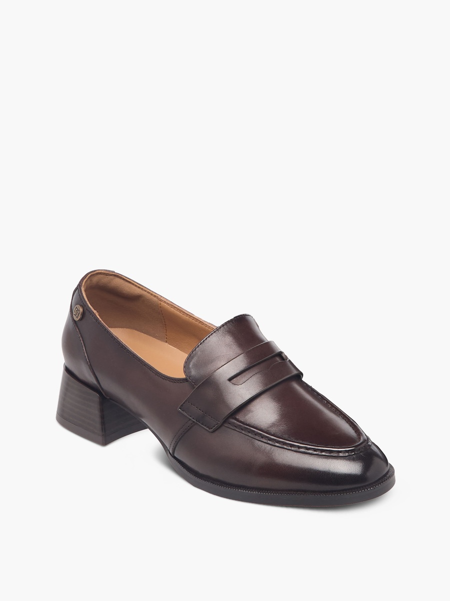 Women Block Heel Loafers