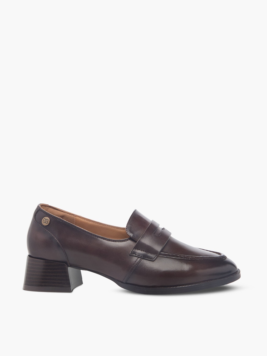 Women Block Heel Loafers