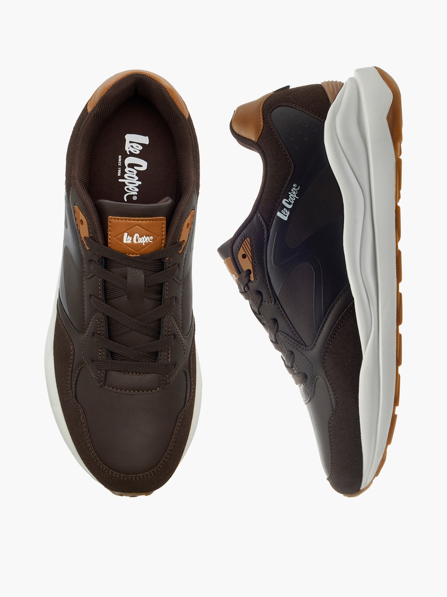 Men Lace-Up Ankle Sneakers