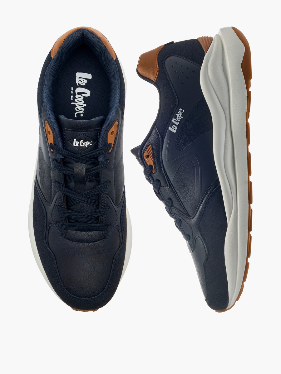 Men Lace-Up Ankle Sneakers